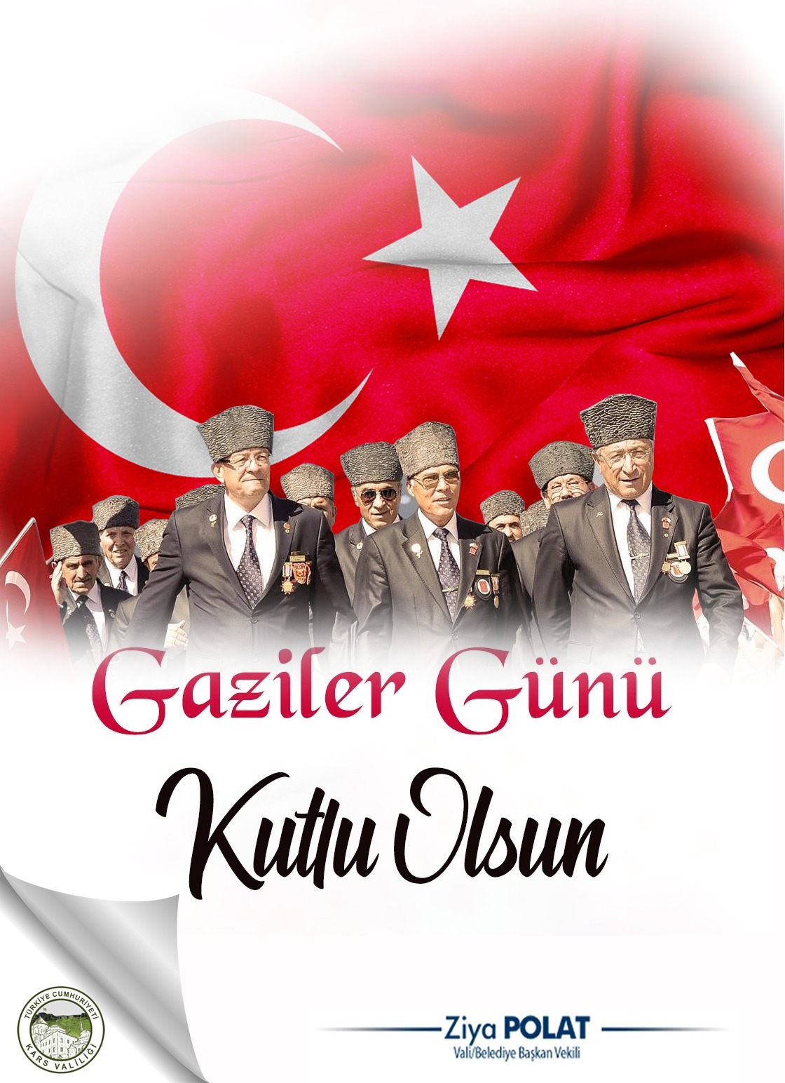 Vali/Belediye Başkan Vekili Ziya Polat'ın Gaziler Günü Mesajı